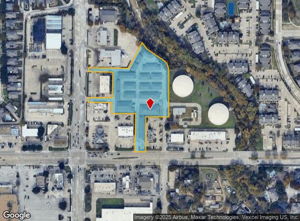  1614 Custer Rd, Plano, TX Parcel Map
