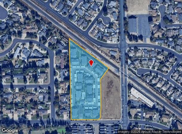  1257 Crom St, Manteca, CA Parcel Map