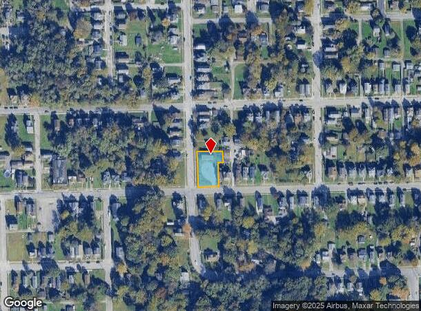 1213 Cunningham Ave, New Castle, PA Parcel Map