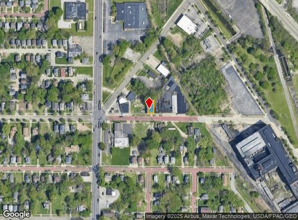  1119 Johnston St, Akron, OH Parcel Map