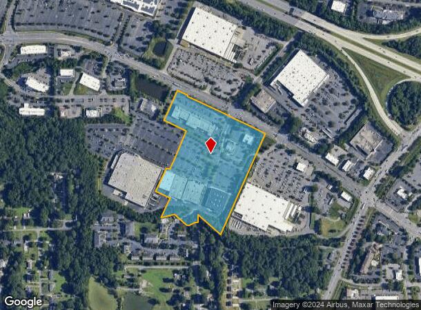  955 Hanes Mall Blvd, Winston Salem, NC Parcel Map