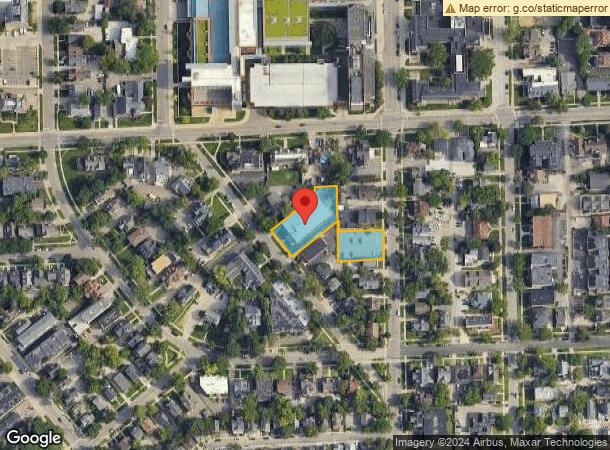  829 Tappan Ave, Ann Arbor, MI Parcel Map