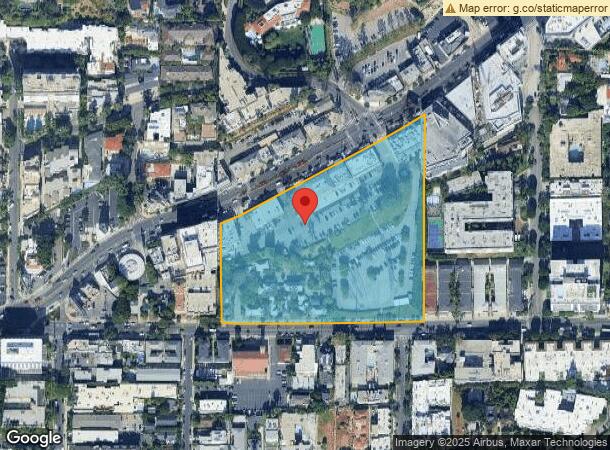  8600 W Sunset Blvd, West Hollywood, CA Parcel Map