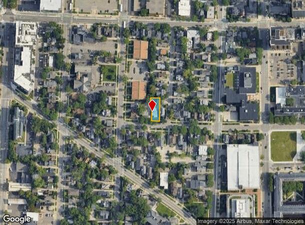  317 E Jefferson St, Ann Arbor, MI Parcel Map