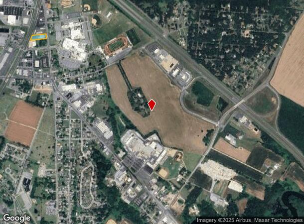  1032 N Walnut St, Milford, DE Parcel Map