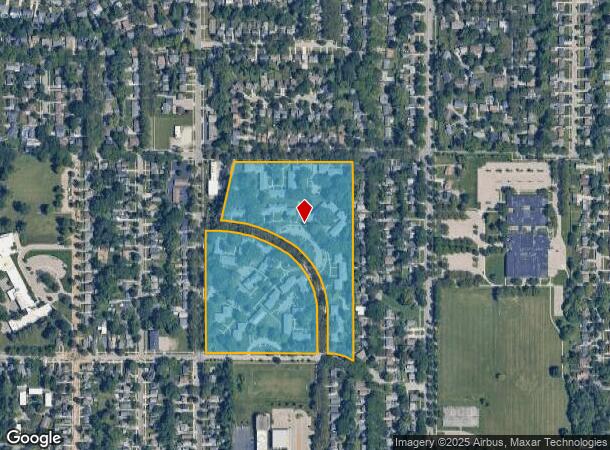  1457 Burke Ave Ne, Grand Rapids, MI Parcel Map