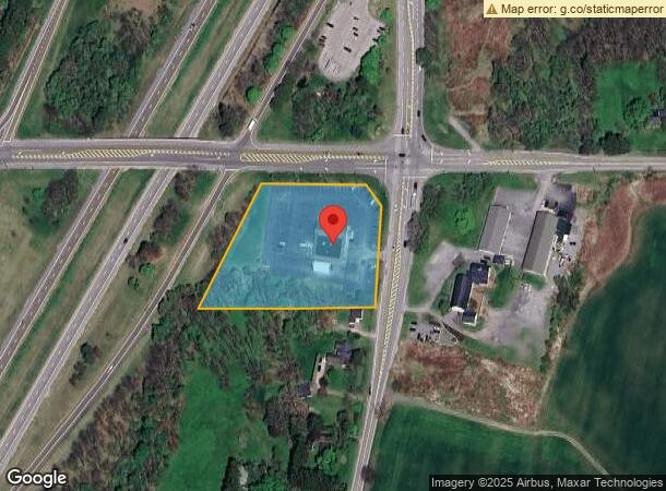  7283 W Henrietta Rd, Rush, NY Parcel Map