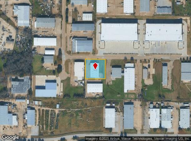 1116 Enterprise Pl, Arlington, TX Parcel Map