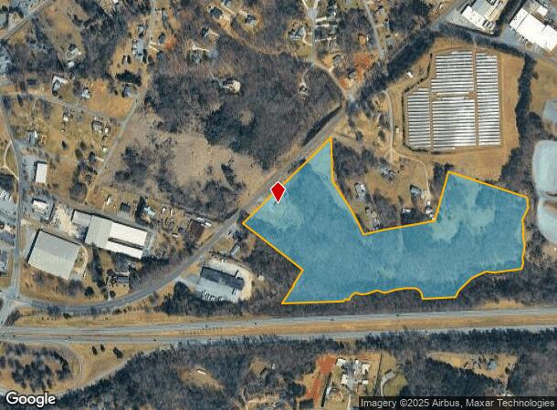 340 I40 Access Rd, Hildebran, NC Parcel Map