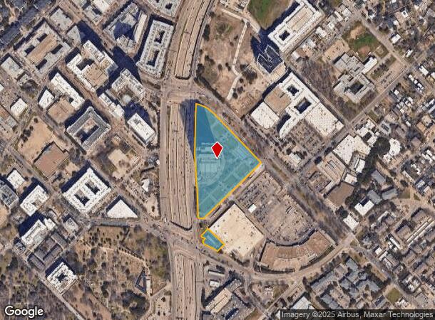  2711 N Haskell Ave, Dallas, TX Parcel Map