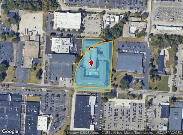  1170 Kinnear Rd, Columbus, OH Parcel Map