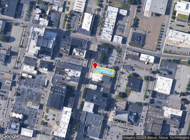 689 Main St, Buffalo, NY Parcel Map