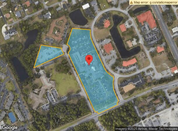  551 National Health Care Dr, Daytona Beach, FL Parcel Map