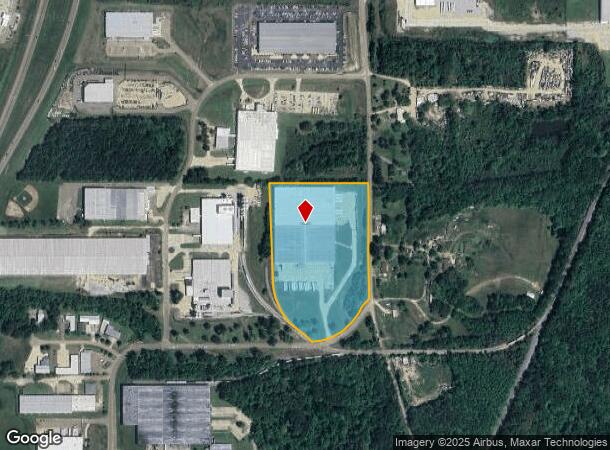  195 Industrial Dr N, Madison, MS Parcel Map