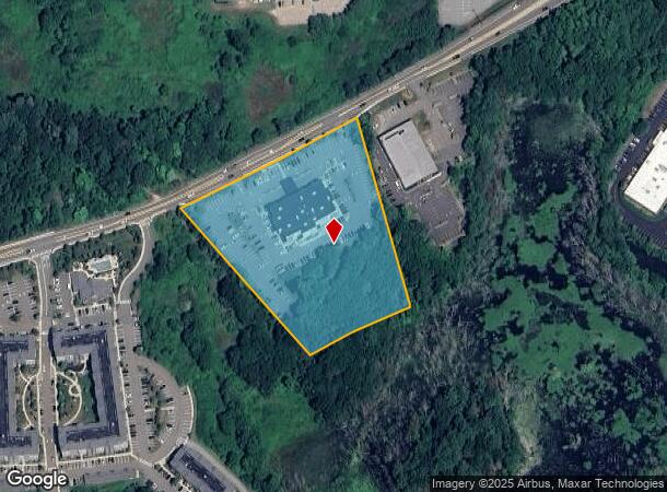  1280 W Central St, Franklin, MA Parcel Map