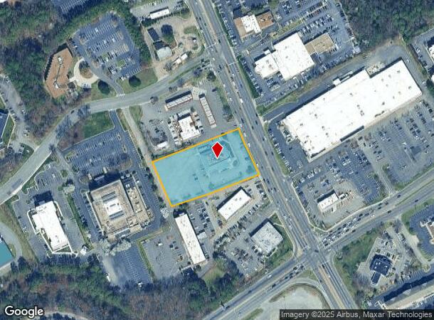7023 W Broad St, Henrico, VA Parcel Map