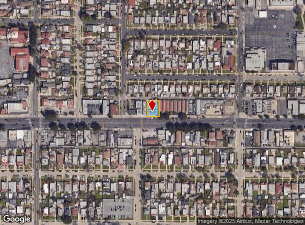  2053 W Florence Ave, Los Angeles, CA Parcel Map