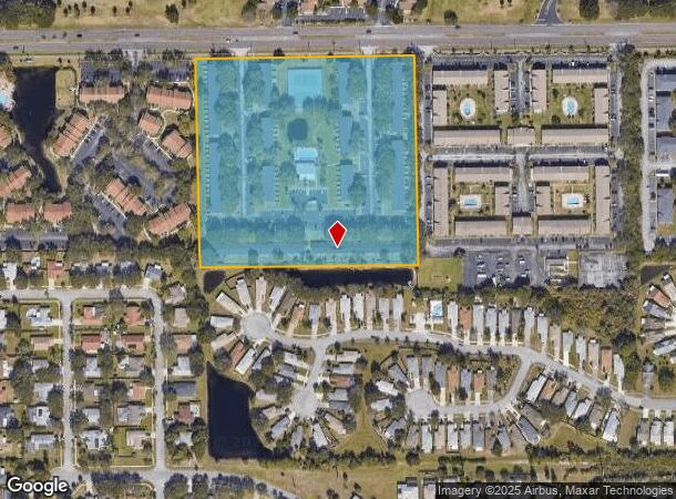  2391 Central Park Dr, Melbourne, FL Parcel Map