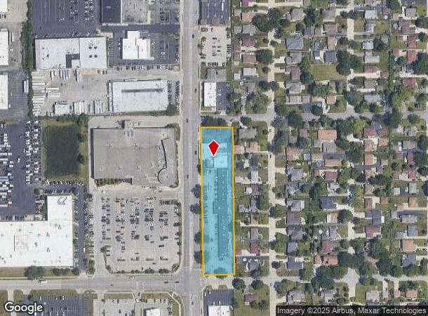 707 N York St, Elmhurst, IL Parcel Map