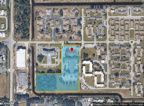 1301 Woodward Ct, Lehigh Acres, FL Parcel Map