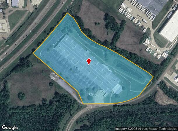  555 Industrial Dr, Canton, MS Parcel Map