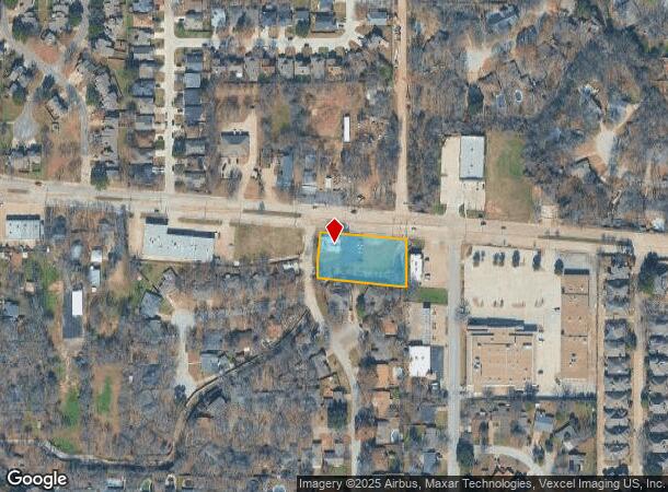 5112 W Arkansas Ln, Arlington, TX Parcel Map