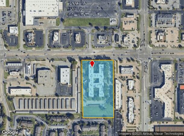  9524 E 71St St, Tulsa, OK Parcel Map