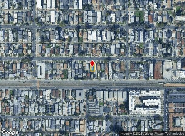 1234 W 37Th Dr, Los Angeles, CA Parcel Map