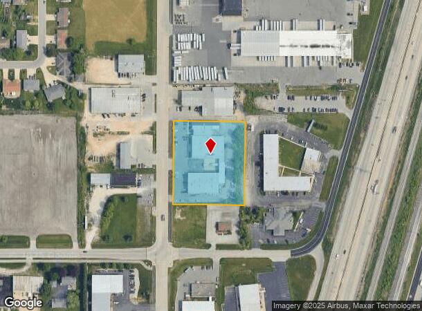 2025 American Dr, Neenah, WI Parcel Map