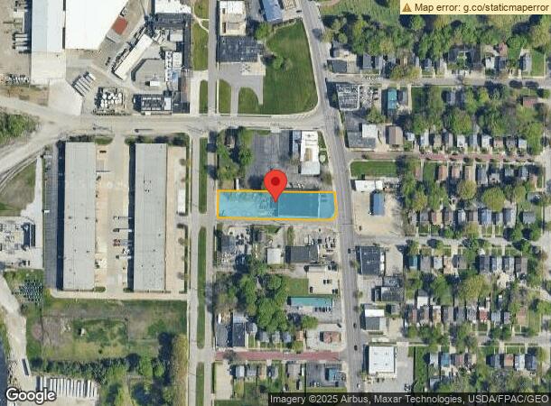  1466 S Main St, Akron, OH Parcel Map