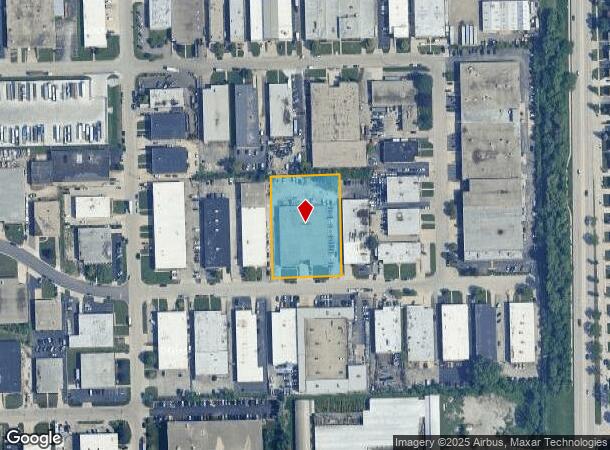 100 W Laura Dr, Addison, IL Parcel Map