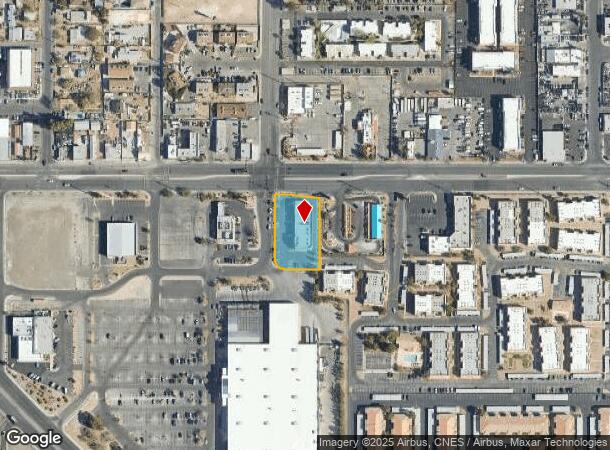  2877 E Charleston Blvd, Las Vegas, NV Parcel Map