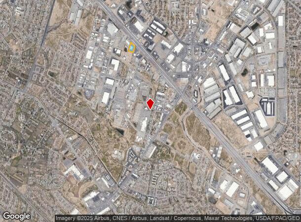  8736 Gateway Blvd E, El Paso, TX Parcel Map