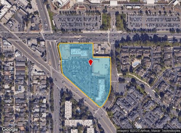  5745 E Pacific Coast Hwy, Long Beach, CA Parcel Map