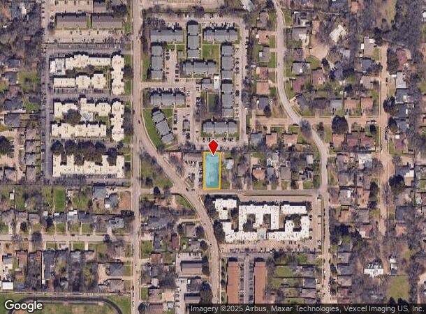  1001 Mullins St, Irving, TX Parcel Map