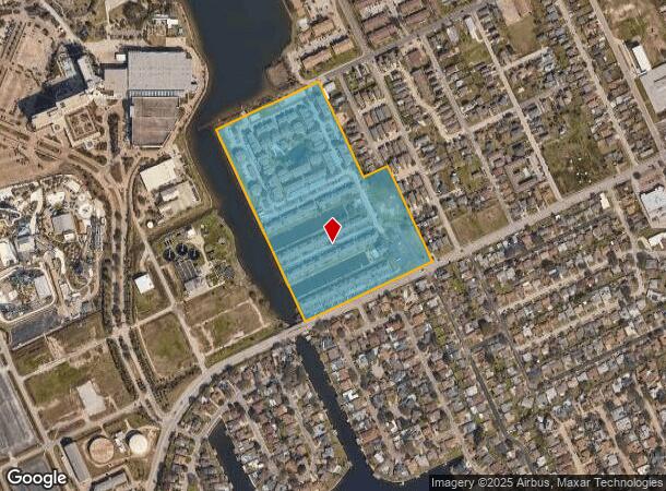  7400 Jones Dr, Galveston, TX Parcel Map