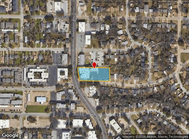  3509 Hulen St, Fort Worth, TX Parcel Map