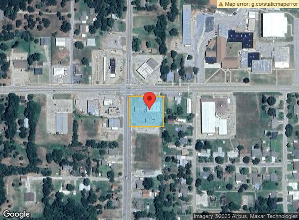  101 S Dawson St, Meeker, OK Parcel Map