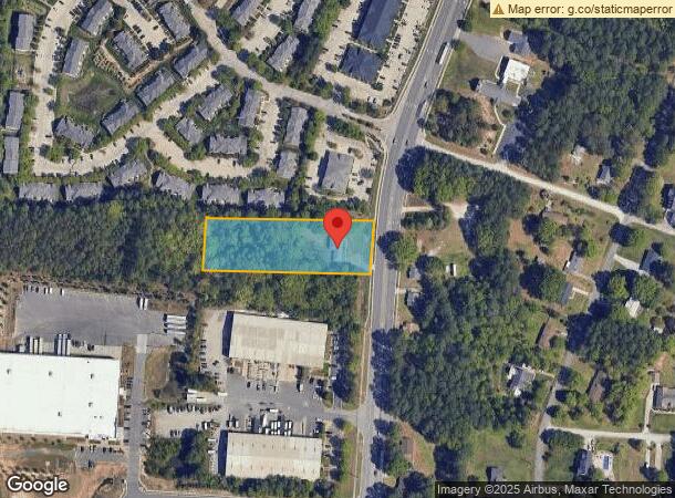  2406 S Miami Blvd, Durham, NC Parcel Map