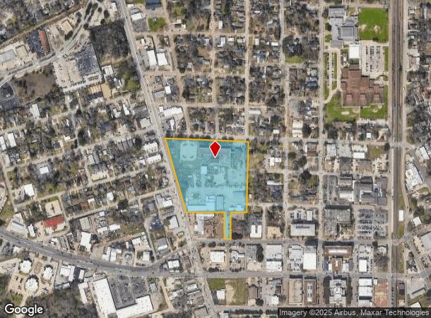601 W Lewis St, Conroe, TX Parcel Map