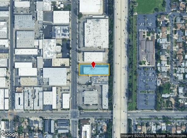  7650 Haskell Ave, Van Nuys, CA Parcel Map