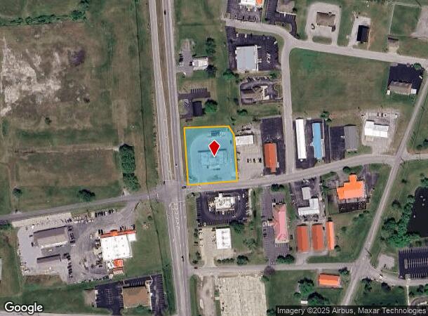 989 N College St, Harrodsburg, KY Parcel Map