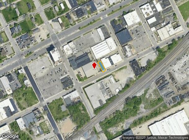  545 E Milwaukee St, Detroit, MI Parcel Map