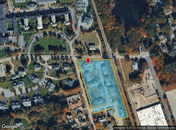 51 Baker St, Foxboro, MA Parcel Map