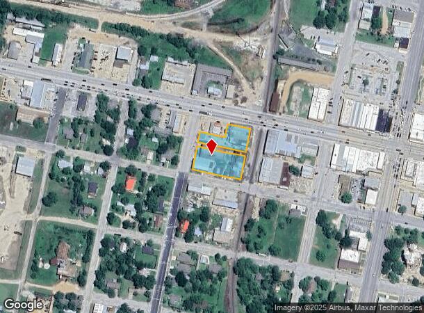  136 S Caldwell St, Giddings, TX Parcel Map