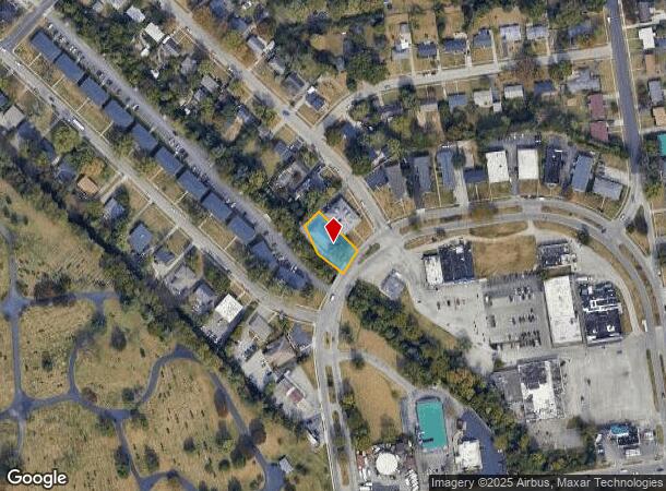  1923 Oxford Cir, Lexington, KY Parcel Map