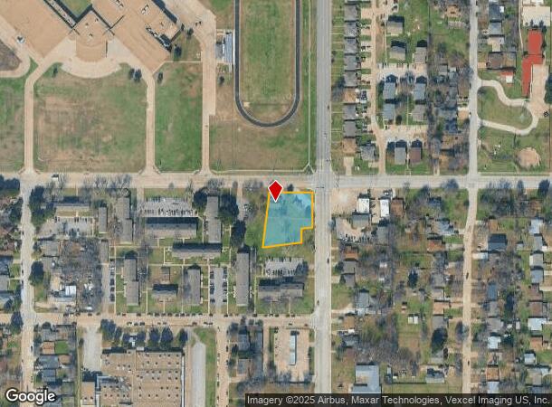  1329 E Marshall Dr, Grand Prairie, TX Parcel Map
