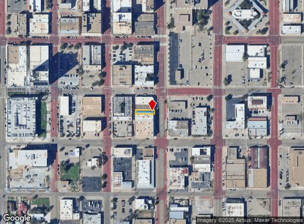  1408 Texas Ave, Lubbock, TX Parcel Map
