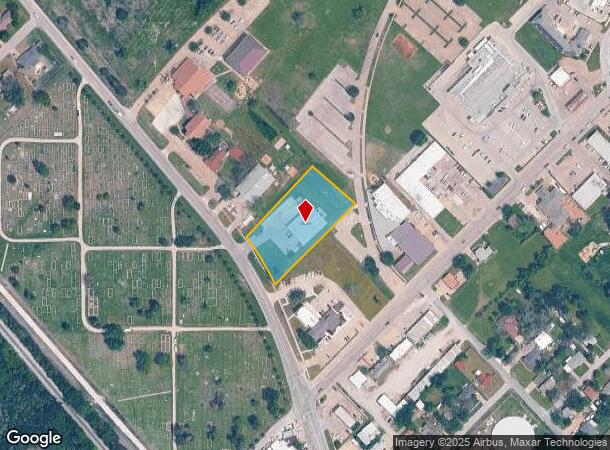  410 W Broad St, Forney, TX Parcel Map