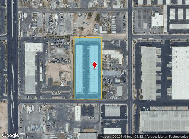  4760 W Dewey Dr, Las Vegas, NV Parcel Map